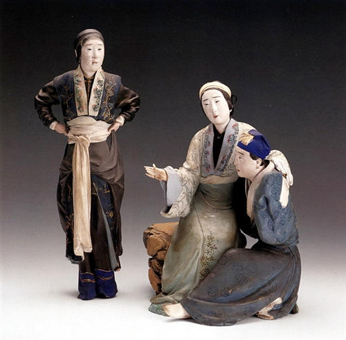 天津泥人张彩塑作品